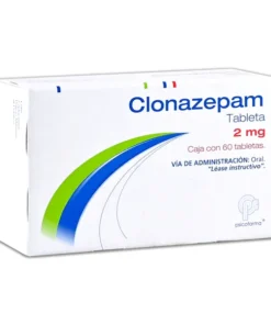 Buy Clonazepam 2 mg 60 Tabs Online